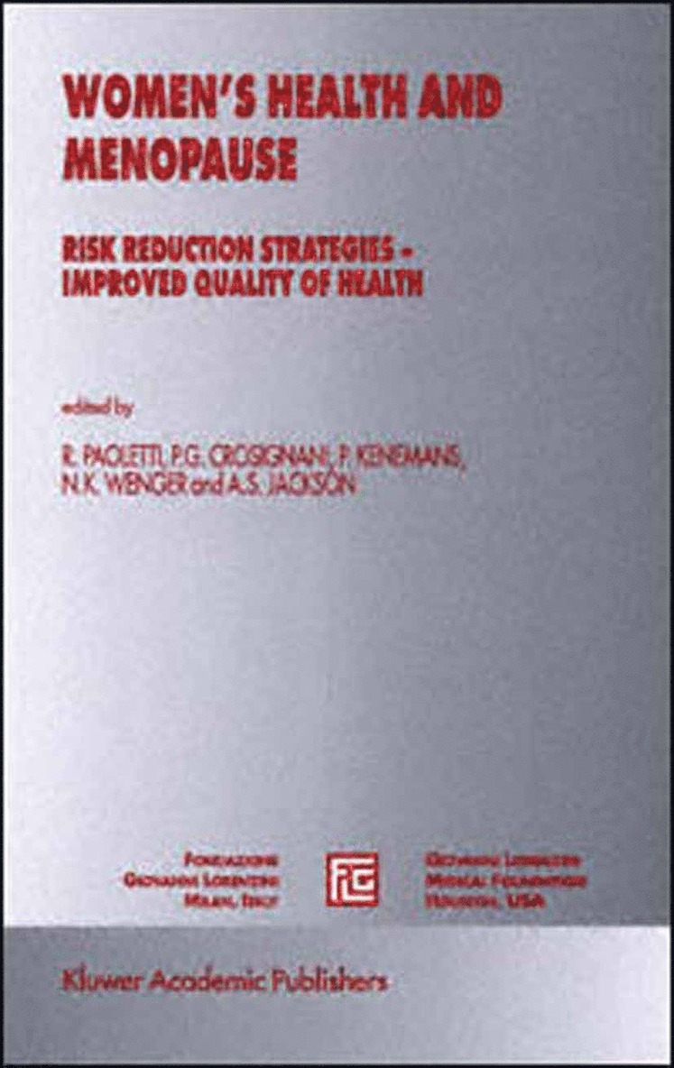 Rodolfo Paoletti, P.G. Crosignani, P. Kenemans, N.K. Wenger, Ann S. Jackson, P. G. Crosignani, N. K. Wenger - Women’s Health and Menopause, Inbunden