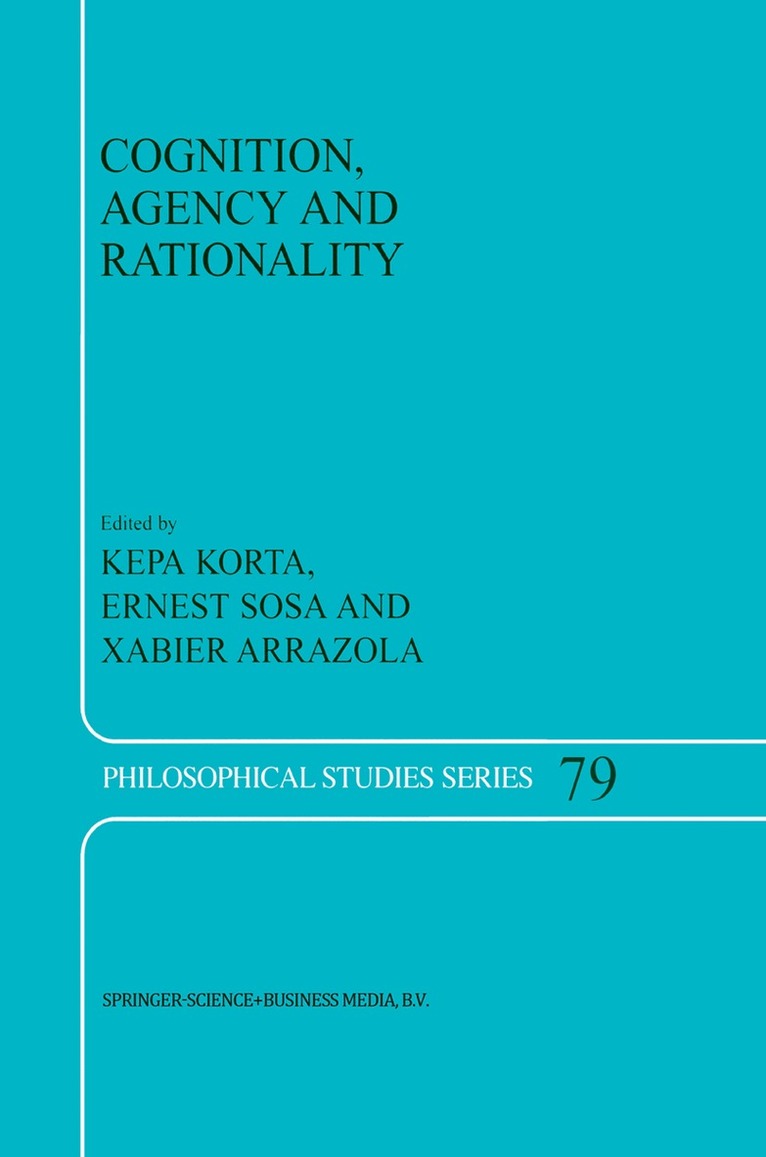 Cognition, Agency and Rationality 1