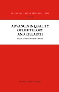 bokomslag Advances in Quality of Life Theory and Research