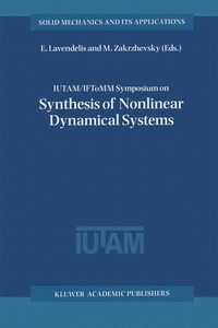 bokomslag IUTAM / IFToMM Symposium on Synthesis of Nonlinear Dynamical Systems