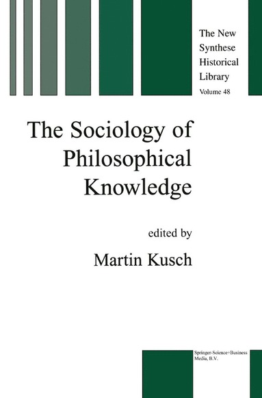 bokomslag Sociology of Philosophical Knowledge