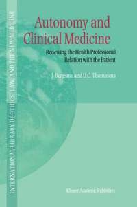 bokomslag Autonomy and Clinical Medicine