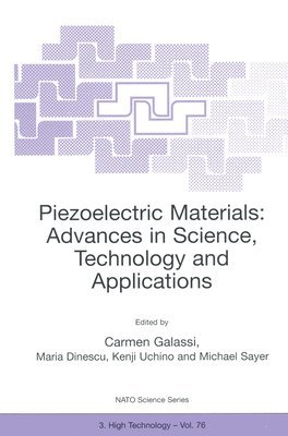bokomslag Piezoelectric Materials: Proceedings of the NATO Advanced Research Workshop, Predeal, Romania, 24-27 May, 1999