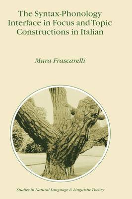 bokomslag The Syntax-Phonology Interface in Focus and Topic Constructions in Italian