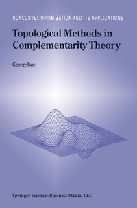 bokomslag Topological Methods in Complementarity Theory