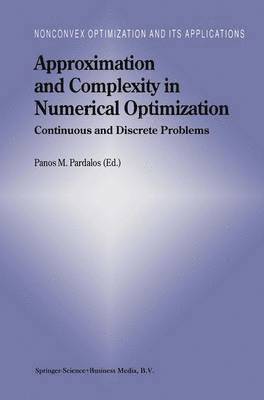 Approximation and Complexity in Numerical Optimization 1