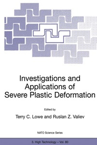 bokomslag Investigations and Applications of Severe Plastic Deformation