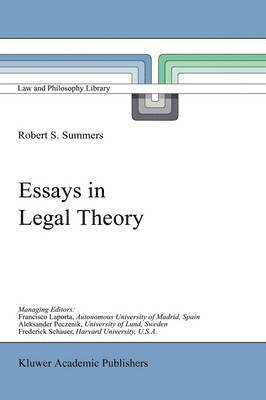 bokomslag Essays in Legal Theory