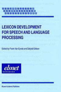 bokomslag Lexicon Development for Speech and Language Processing