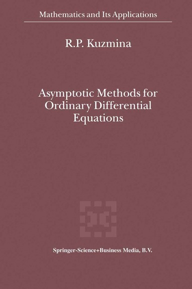 bokomslag Asymptotic Methods for Ordinary Differential Equations