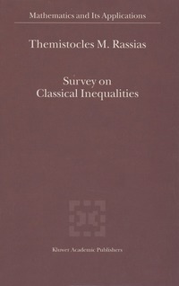 bokomslag Survey on Classical Inequalities