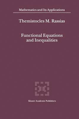 bokomslag Functional Equations and Inequalities