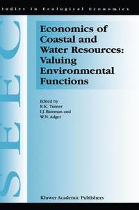 bokomslag Economics of Coastal and Water Resources: Valuing Environmental Functions