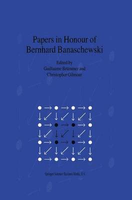 Papers in Honour of Bernhard Banaschewski 1