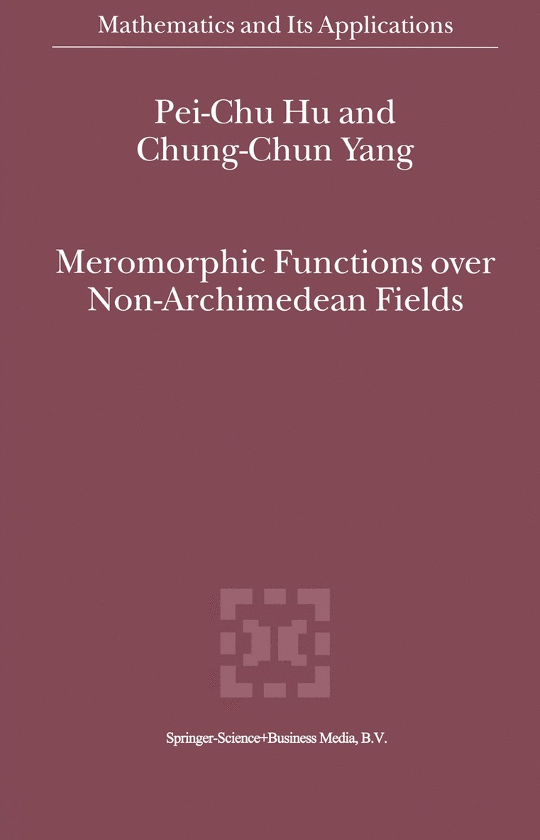 Meromorphic Functions over Non-Archimedean Fields 1