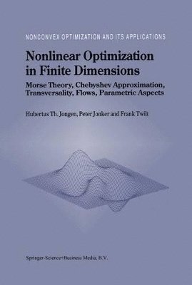 Hubertus Th. Jongen, P. Jonker, F. Twilt, Hubertus Th Jongen - Nonlinear Optimization in Finite Dimensions, Inbunden