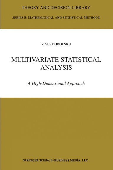 bokomslag Multivariate Statistical Analysis