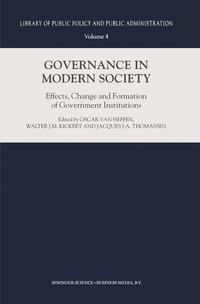 bokomslag Governance in Modern Society