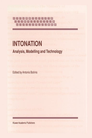 bokomslag Intonation