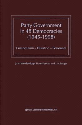 bokomslag Party Government in 48 Democracies (19451998)