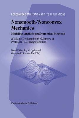 bokomslag Nonsmooth/Nonconvex Mechanics: Modeling, Analysis and Numerical Methods