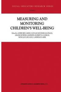 bokomslag Measuring and Monitoring Childrens Well-Being