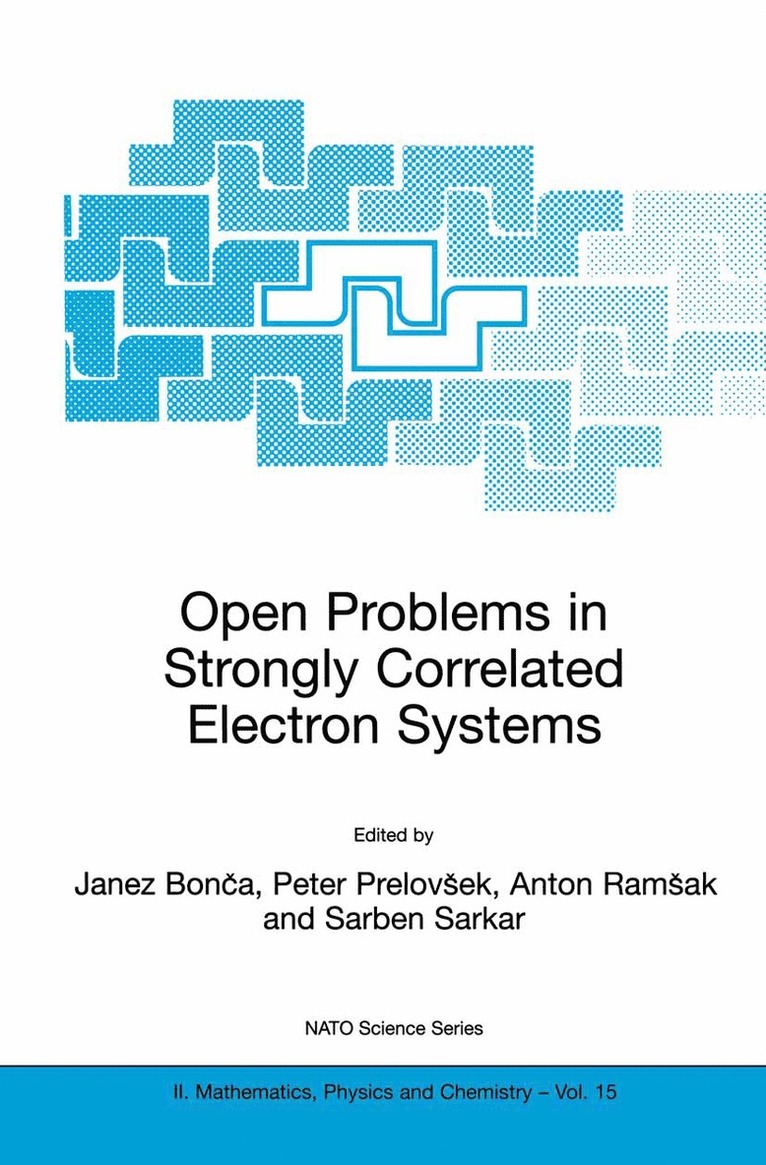 Janez Bonca, Peter Prelovsek, Anton Ramsak, Sarben Sarkar - Open Problems in Strongly Correlated Electron Systems, Inbunden