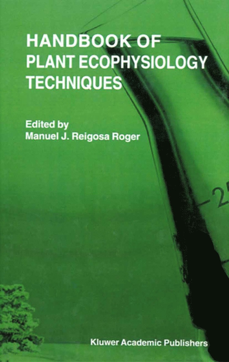 Handbook of Plant Ecophysiology Techniques