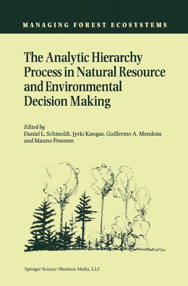 Daniel Schmoldt, Jyrki Kangas, Guillermo A. Mendoza, Mauno Pesonen - Analytic Hierarchy Process in Natural Resource and Environmental Decision Making, Inbunden