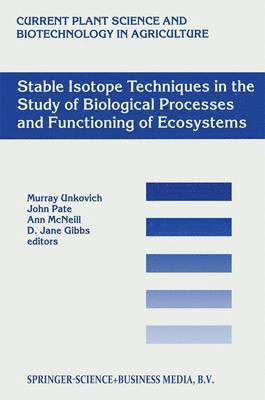 Stable Isotope Techniques in the Study of Biological Processes and Functioning of Ecosystems 1