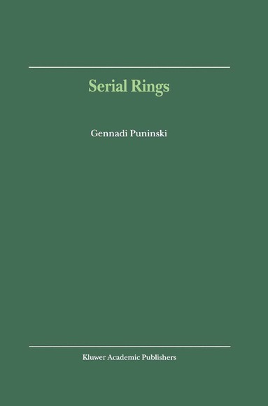 bokomslag Serial Rings