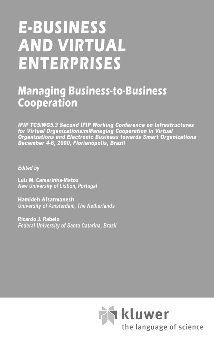E-Business and Virtual Enterprises 1