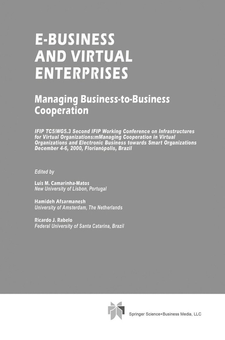 Luis M. Camarinha-Matos, Hamideh Afsarmanesh, Ricardo J. Rabelo - E-Business and Virtual Enterprises, Inbunden