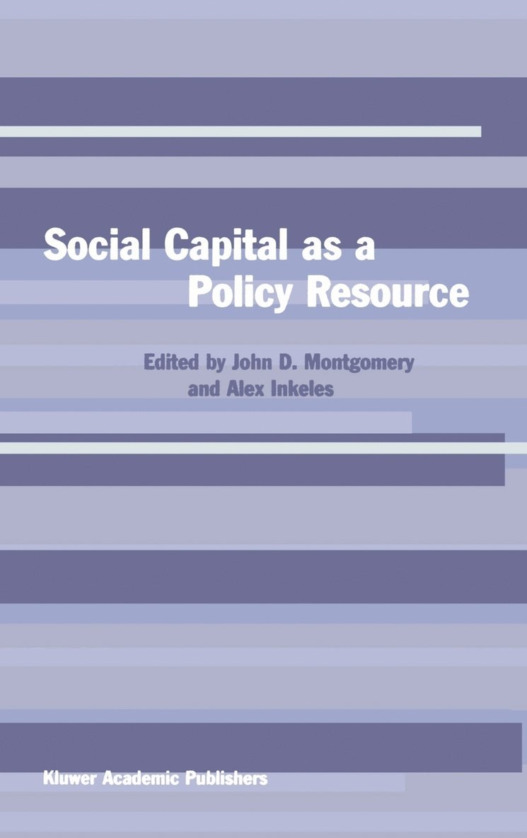 Social Capital as a Policy Resource