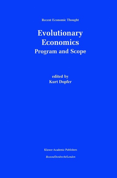 bokomslag Evolutionary Economics: Program and Scope