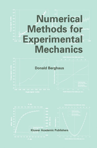 bokomslag Numerical Methods for Experimental Mechanics