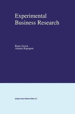Experimental Business Research