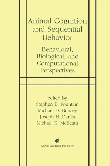 bokomslag Animal Cognition and Sequential Behavior