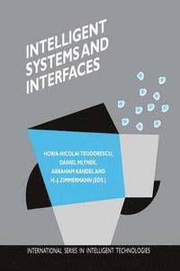 bokomslag Intelligent Systems and Interfaces