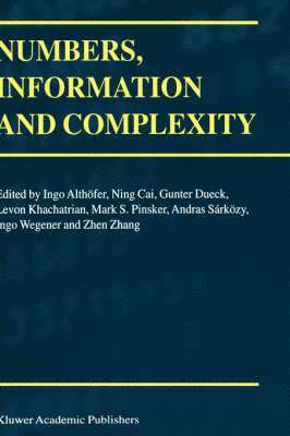 bokomslag Numbers, Information and Complexity