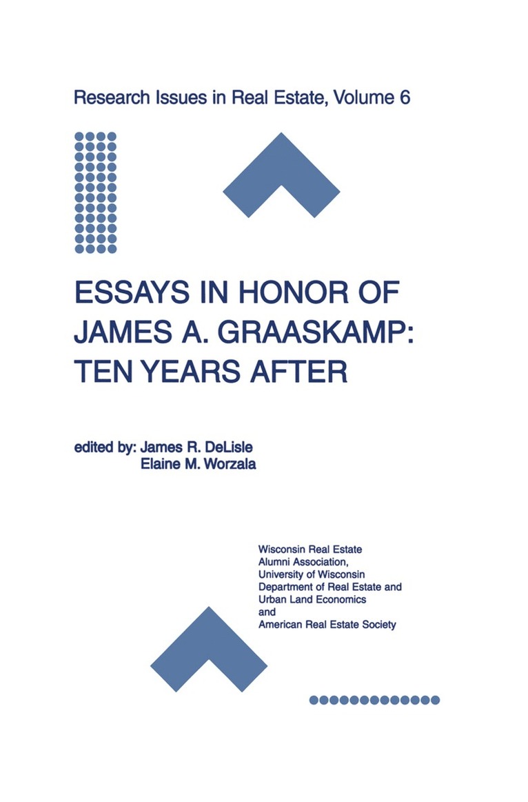 Essays in Honor of James A. Graaskamp: Ten Years After 1