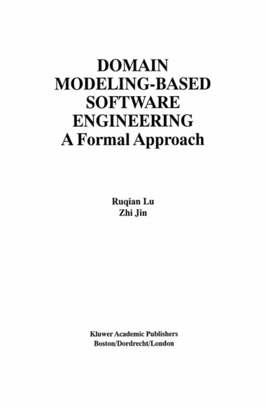 bokomslag Domain Modeling-Based Software Engineering