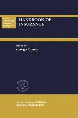 Georges Dionne - Handbook of Insurance, Häftad
