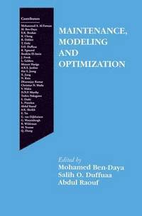 bokomslag Maintenance, Modeling and Optimization