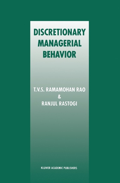 bokomslag Discretionary Managerial Behavior