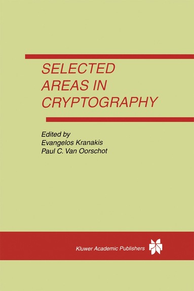 bokomslag Selected Areas in Cryptography