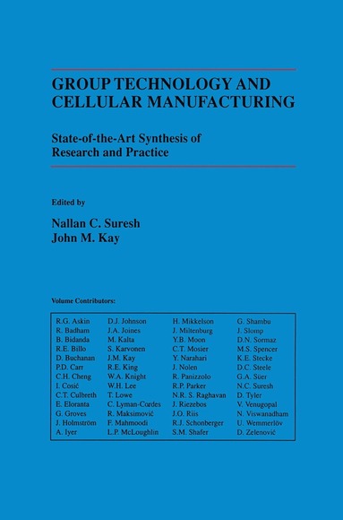 bokomslag Group Technology and Cellular Manufacturing