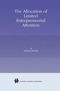 bokomslag Allocation of Limited Entrepreneurial Attention