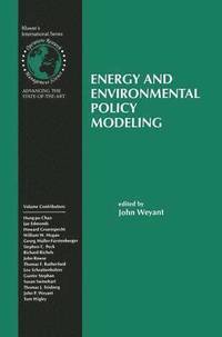 bokomslag Energy and Environmental Policy Modeling