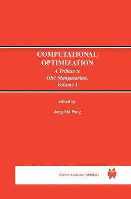 Jong-Shi Pang - Computational Optimization, Inbunden